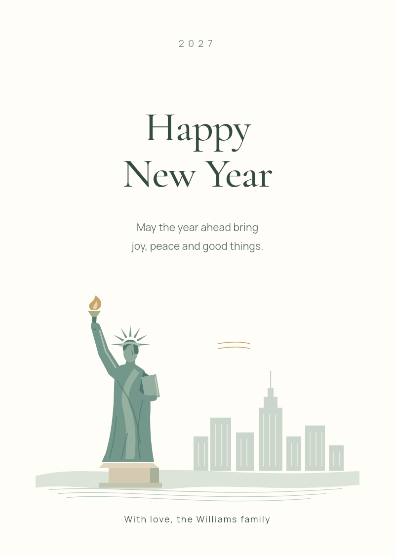 New York · Statue of Liberty · A6, 105 × 148 mm
